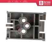 Renault için 10 Adet Plastik Klips Gri - 3