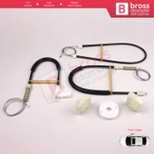 Skoda Octavia MK1 2001-2010 Makyajlı Kasa 1U0837462B İçin Elektrikli Ön Sağ Cam Kriko Tamir Seti - 4