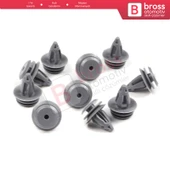 BMW E46 E60 için 10 Adet Kapı Pervazı Paneli Klipsi 51418224781 - 5