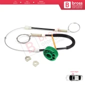 Audi A6 C4 4A 1994-1998 100 C4 4A 4/5 Kapı 4A0837462 İçin Elektrikli Ön Sağ Cam Kriko Tamir Seti - 4