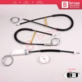 VW New Beetle Cabriolet Convertible 2003-2010 1Y0837462 İçin Elektrikli Ön Sağ Cam Kriko Tamir Seti - 2