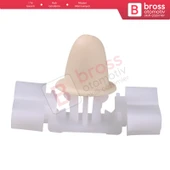 BMW için 10 Adet Yan Çıta Klipsi, Beyaz 51131960054 - 1