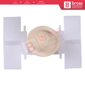 BMW için 10 Adet Yan Çıta Klipsi, Beyaz 51131960054 - 2