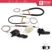 Nissan Qashqai MK1 J10 2006-2013 80770JD000 İçin Elektrikli Ön Sağ Cam Kriko Tamir Seti - 5