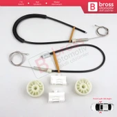 Citroen Saxo S0 S1 1996-2003 5-Kapı 9221H2 9222H4 İçin Ön Sol veya Sağ Kapı Cam Kriko Tamir Seti - 1