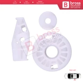 VW Beetle Cabriolet 2003-2010 İçin Arka Sol Sürgülü Cam Seti - 3