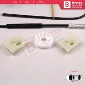 Audi A2 8Z 8Z0 1999-2005 5-Kapı Hatchback 8Z0837461 İçin Elektrikli Ön Sol Cam Kriko Tamir Seti - 3