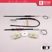 Audi A2 8Z 8Z0 1999-2005 5-Kapı Hatchback 8Z0837461 İçin Elektrikli Ön Sol Cam Kriko Tamir Seti - 1