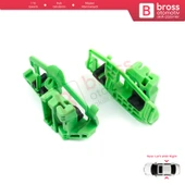 BMW 3 E90 E91 2004-2012 4/5 Kapı 1 E87 2003-2012 5-Kapı İçin Arka Sağ ve Sol Cam Kriko Tamir Klipsi thumbnail 2