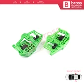 BMW 3 E90 E91 2004-2012 4/5 Kapı 1 E87 2003-2012 5-Kapı İçin Arka Sağ ve Sol Cam Kriko Tamir Klipsi thumbnail 4