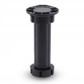 Mobilya Dolap Ünite Tezgah Ayağı Ayarlanabilir 12 cm Siyah Denge Ayak (4 ADET) - 2