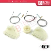 MAN Truck Kamyon Çekici TGS TGX MK1 2006-2021 81626456039 İçin Ön Sol Kapı Cam Kriko Ayak Tamir Seti - 4