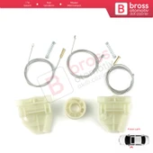 MAN Truck Kamyon Çekici TGS TGX MK1 2006-2021 81626456039 İçin Ön Sol Kapı Cam Kriko Ayak Tamir Seti - 2