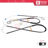 Mini Cooper MK1 R50 R52 R53 2001-2008 HB Convertible 51337039452 İçin Sağ Kapı Cam Kriko Seti thumbnail 5