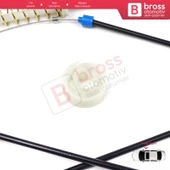 Mini Cooper MK1 R50 R52 R53 2001-2008 HB Convertible 51337039452 İçin Sağ Kapı Cam Kriko Seti thumbnail 4