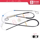 Mini Cooper MK1 R50 R52 R53 2001-2008 HB Convertible 51337039452 İçin Sağ Kapı Cam Kriko Seti thumbnail 1