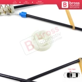 Mini Cooper MK1 R50 R52 R53 2001-2008 HB Convertible 51337039452 İçin Sağ Kapı Cam Kriko Seti thumbnail 3