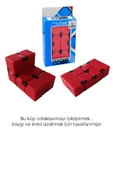 Stres Küpü Infinity Magic Cube - Kırmızı - 6
