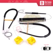 VW Golf MK4 1J1 1997-2006 2/3 Kapı HB Coupe 1J3837462 İçin Elektrikli Sağ Kapı Cam Kriko Tamir Seti - 3