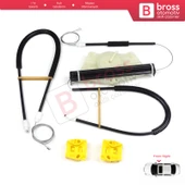 VW Golf MK4 1J1 1997-2006 2/3 Kapı HB Coupe 1J3837462 İçin Elektrikli Sağ Kapı Cam Kriko Tamir Seti - 2