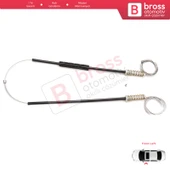 Toyota Carina E T19 Corona Caldina T190 1992-1997 İçin Elektrikli Ön Sol Kapı Cam Kriko Tamir Seti thumbnail 1