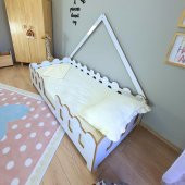 Markaawm Zirkon Montessori Yatak Mdf Çocuk Karyola Bebek Yatak - 2