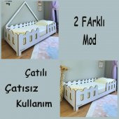 Markaawm Zirkon Montessori Yatak Mdf Çocuk Karyola Bebek Yatak - 6