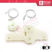 Peugeot 207 WA WC WK SW 2006–2015 5-Kapı 9224C9 İçin Elektrikli Arka Sağ Cam Kriko Tamir Seti - 2