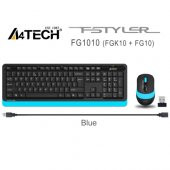 A4 Tech FG1010 Q Kablosuz MM Klavye Mouse Mavi - 4