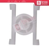 BMW için 10 Adet Kapı Panel Klipsi Beyaz 51131829904 - 2