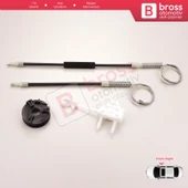 Fiat Albea Siena Palio MK1 171 172 178 1996-16 4/5 Kapı İçin Elektrikli Ön Sağ Cam Kriko Tamir Seti - 2