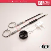 Fiat Albea Siena Palio MK1 171 172 178 1996-16 4/5 Kapı İçin Elektrikli Ön Sağ Cam Kriko Tamir Seti - 3