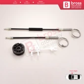 Fiat Albea Siena Palio MK1 171 172 178 1996-16 4/5 Kapı İçin Elektrikli Ön Sağ Cam Kriko Tamir Seti - 1