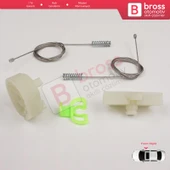 Fiat Punto Grande Evo 3 199 2005-2024 3/5-Kapı 51723315 İçin Elektrikli Ön Sağ Cam Kriko Tamir Seti thumbnail 5