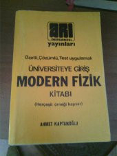 MODERN FİZİK KİTABI AHMET KAPTANOĞLU - 1