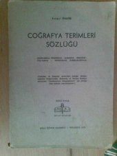 COĞRAFYA TERİMLERİ SÖZLÜĞÜ / SAMİ ÖNGÖR - 1