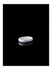 Acar SCT21.0227 Bianco Porselen Oval Tabak 13.2x9.5 Cm 6 Lı - 1