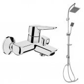 Artema Solid S Banyo Batarya,GMS Karine Tepe Yağmurlama Duş Takım - 1