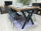 Ntconcept Masif Ağaç Yemek Masası -  85CM-200CM MASA - 1