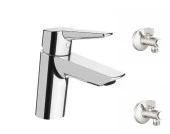 Artema Solid S Lavabo Bataryası A42440 ve Gms Ara Musluk 2'li - 1