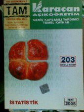 KARACAN AÇIKÖĞRETİM 203 KODLU KİTAP İSTATİSTİK - 1