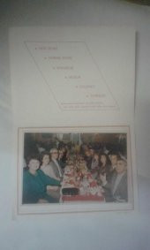 FUAR PETEK RESTAURANT GAZİNO OKTAY - GÖKAY ALYANAK FOTOĞRAF KARTONU- FOTO SEMA İZMİR - 2