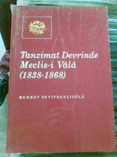 TANZİMAT DEVRİNDE MECLİS-İ VALA M.SEYİTDANLIOĞLU - 1