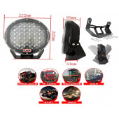 Off Road Led Lamba 96w 32 Led Explorer Siyah - 5