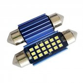 Dekoratif led ampul 18SMD CANBUS 41mm sofit ampul beyaz/ LAAM871 - 2