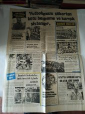 İZMİR BAYRAM GAZETESİ* ATATÜRK POSTERİ*SABRİ KİRAZ*DOĞAN AKI*GÖZTEPE*İZMİRLİ BOKSÖRLER*YEŞİLOVA -MUĞLA MAÇI*TÜRKİYE EMLAK KREDİ BANKASI reklamı - 2