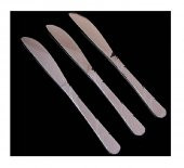 Öz Doğan DOĞ 1072 Yemek Bıçağı Kapris 3'lü - 1