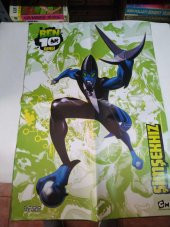 BEN 10 ŞİMŞEKHIZ / DÖRT KOL - CARTOON NETWORK POSTERi 44X60 cm  (arkalı önlü) - 1