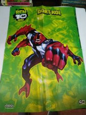 BEN 10 ŞİMŞEKHIZ / DÖRT KOL - CARTOON NETWORK POSTERi 44X60 cm  (arkalı önlü) - 2