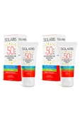 Solaris Tüm Cilt Tipleri İçin SPF 50+ Yaşlanma Karşıtı Güneş Koruyucu Krem X2 - 2